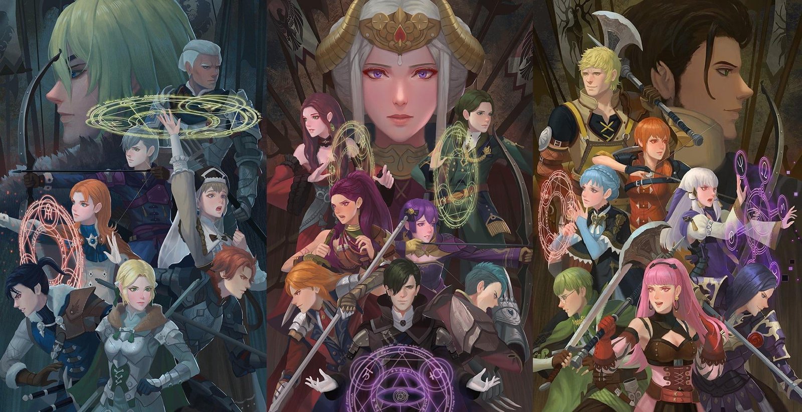 Fire Emblem fire emblem three houses video game characters 2k