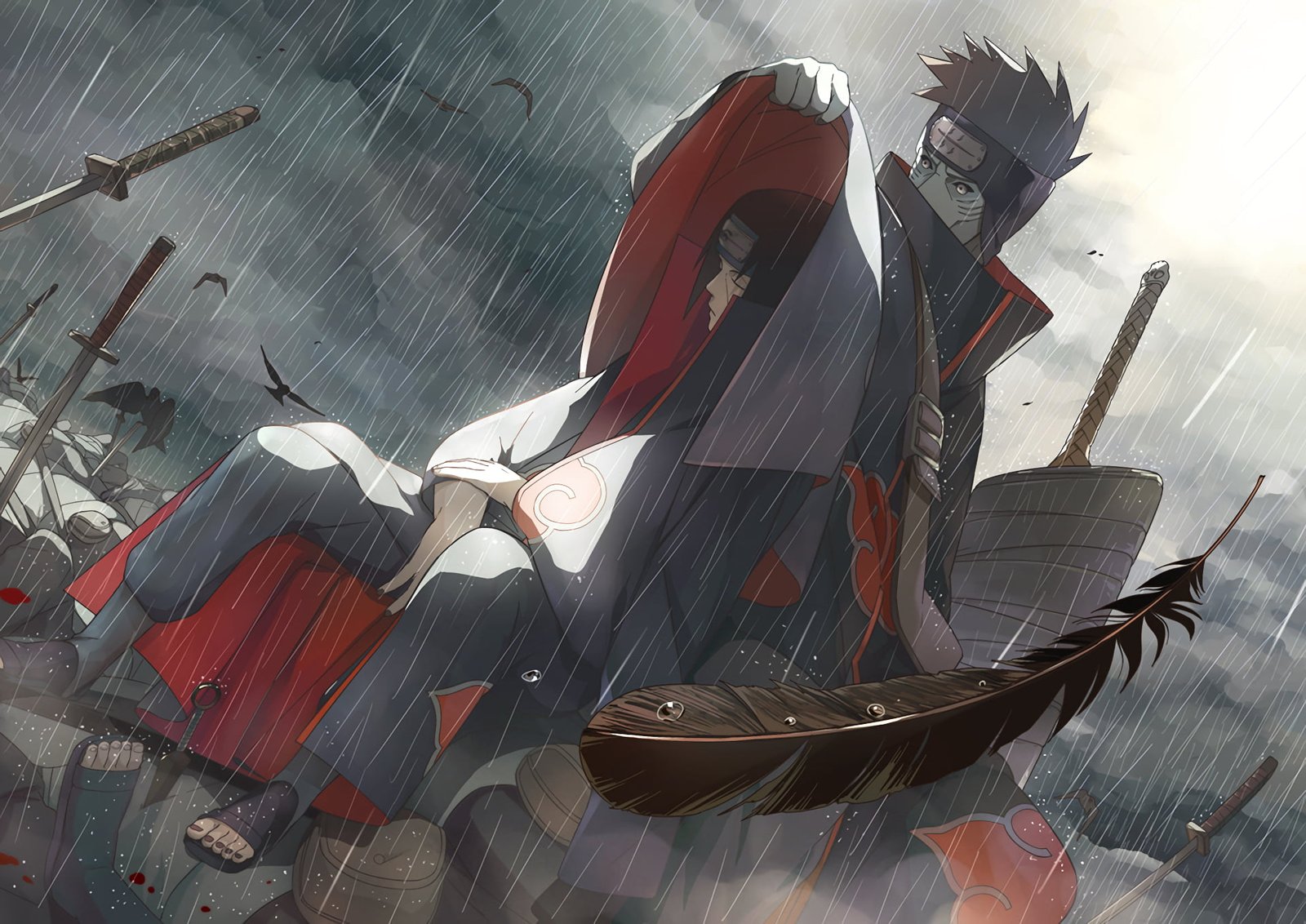 Naruto character illustration Shippuuden Uchiha Itachi 2k