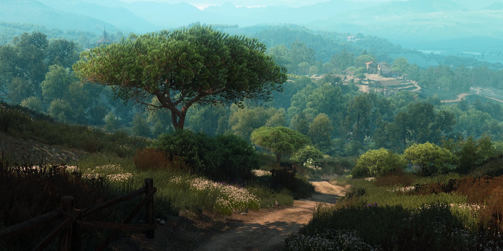 The Witcher 3 Wild Hunt tree plant growth 2k