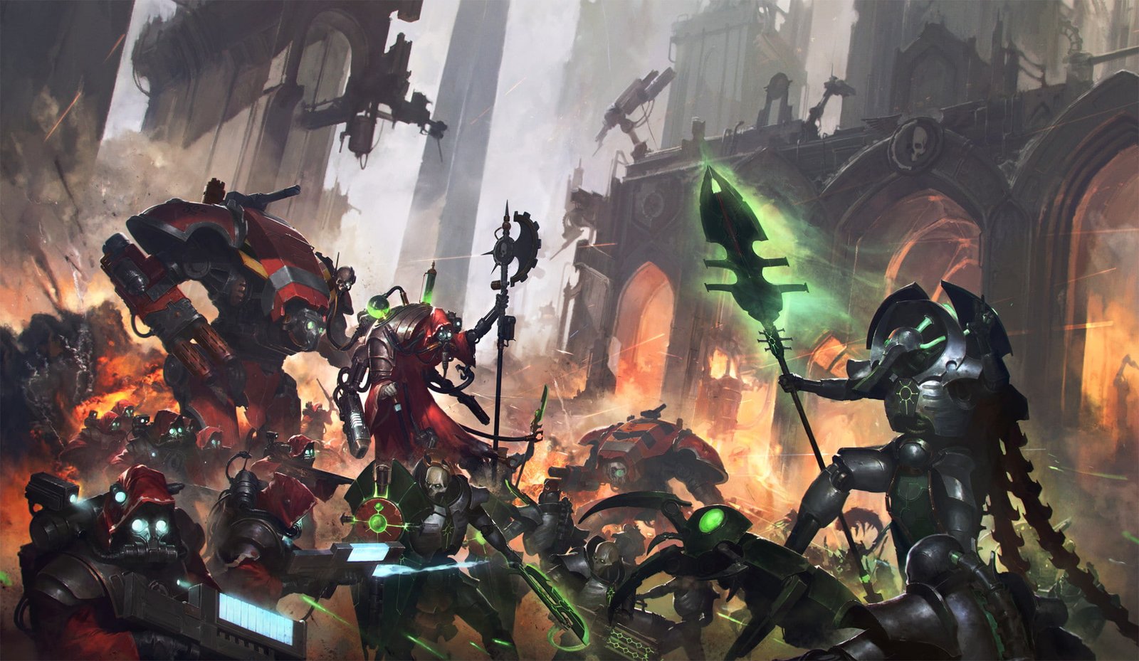 Warhammer 40 Necrons Adeptus Mechanicus video games 2k