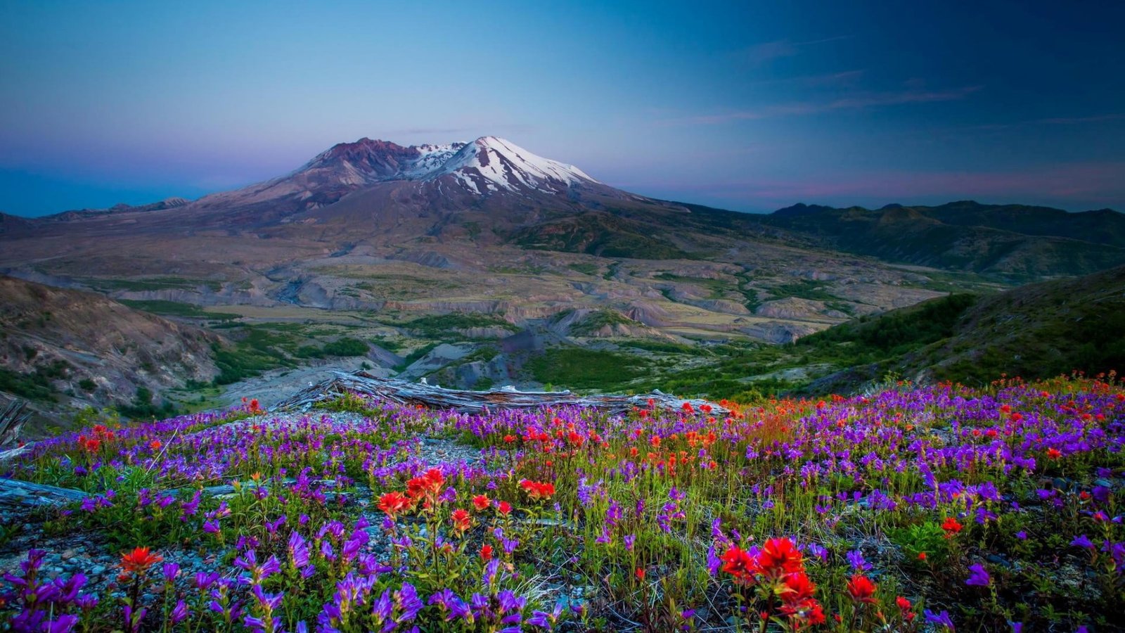 nature mountain landscape mountains sky highland range 2k