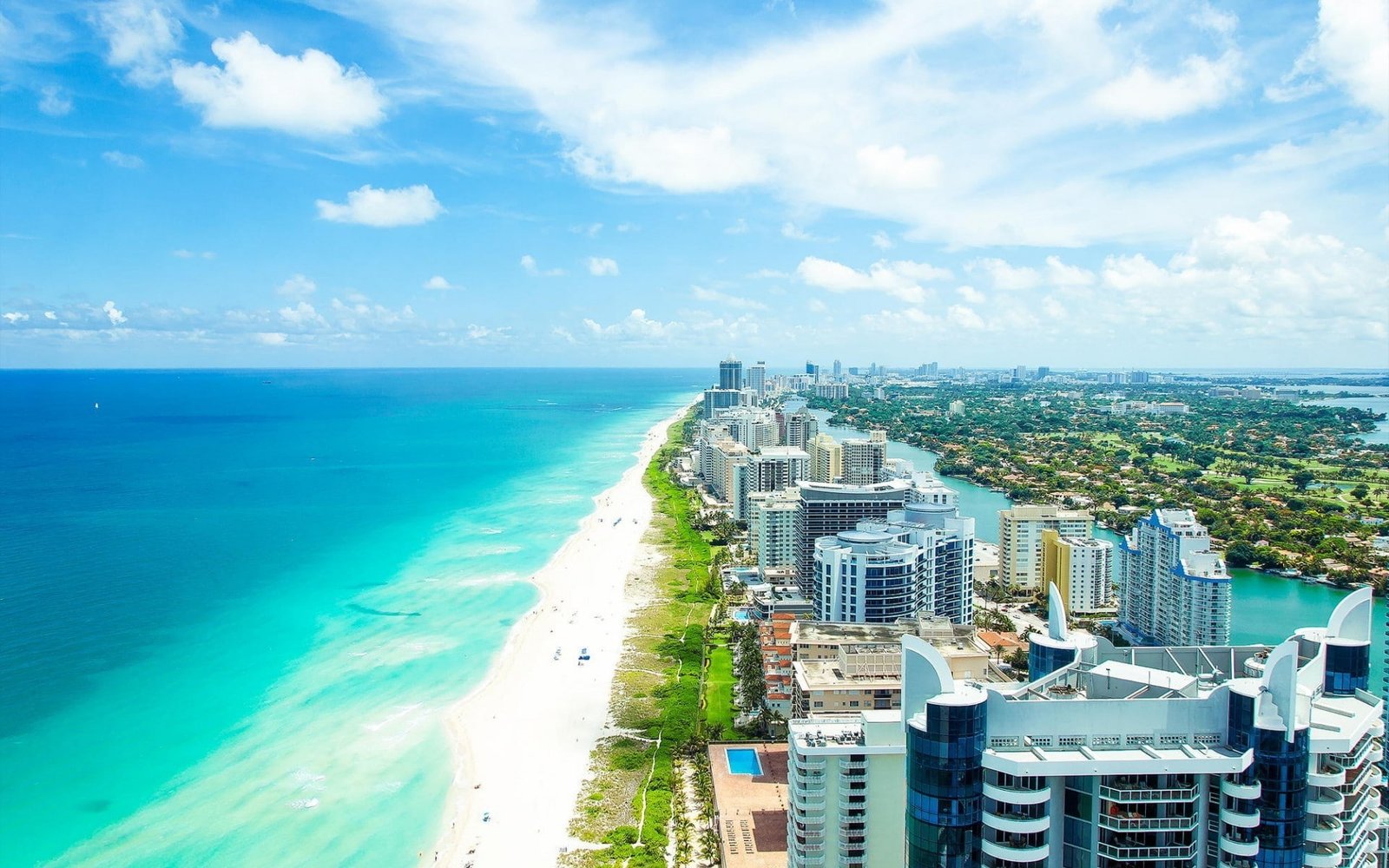 Stunning Miami View florida beach landscape ocean 2k