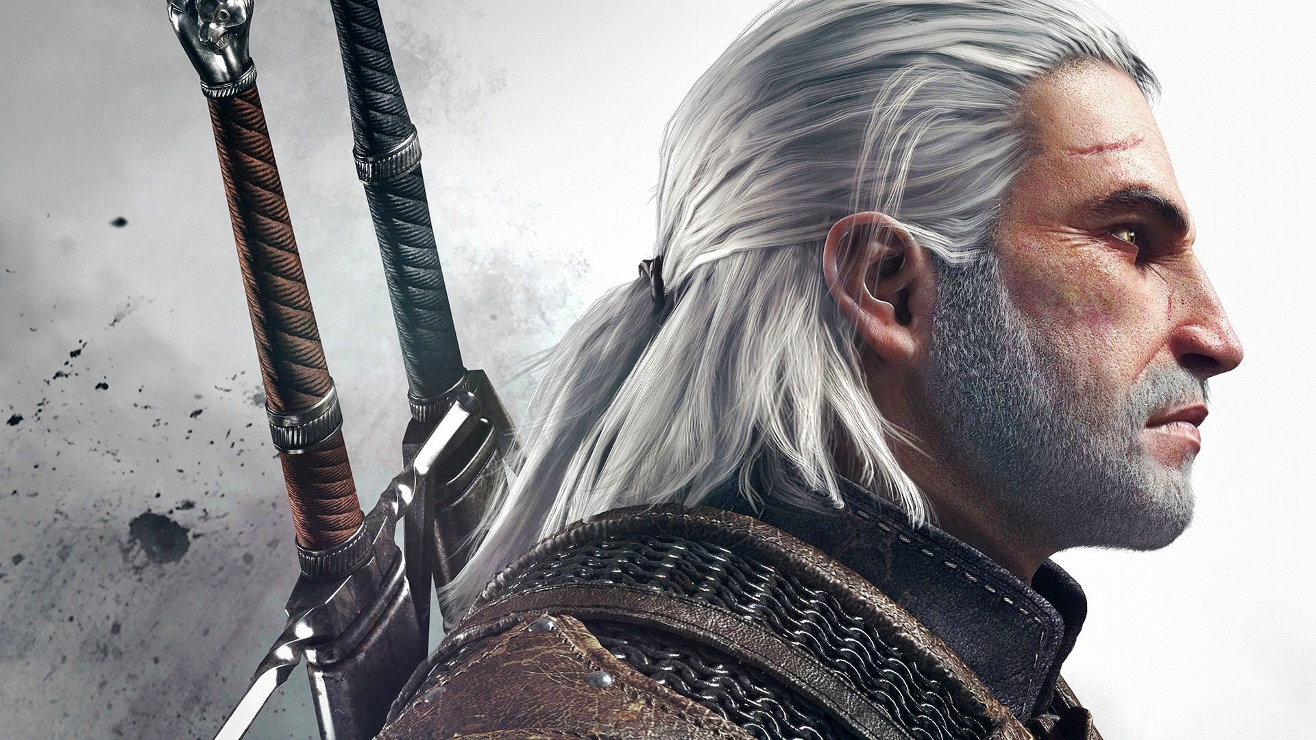 swordsman wallpaper the witcher 3 wild hunt geralt men people 2k