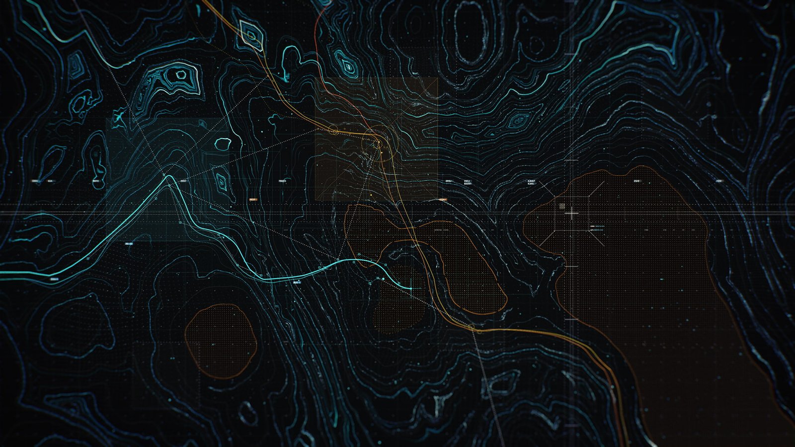 abstract digital art topographic map backgrounds pattern 2k