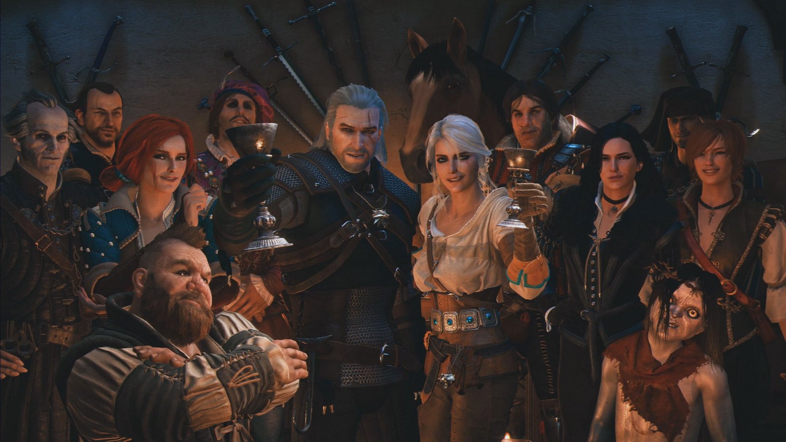 Ciri Geralt Of Rivia Shani The Witcher 3 Wild Hunt Triss Merigold 2k