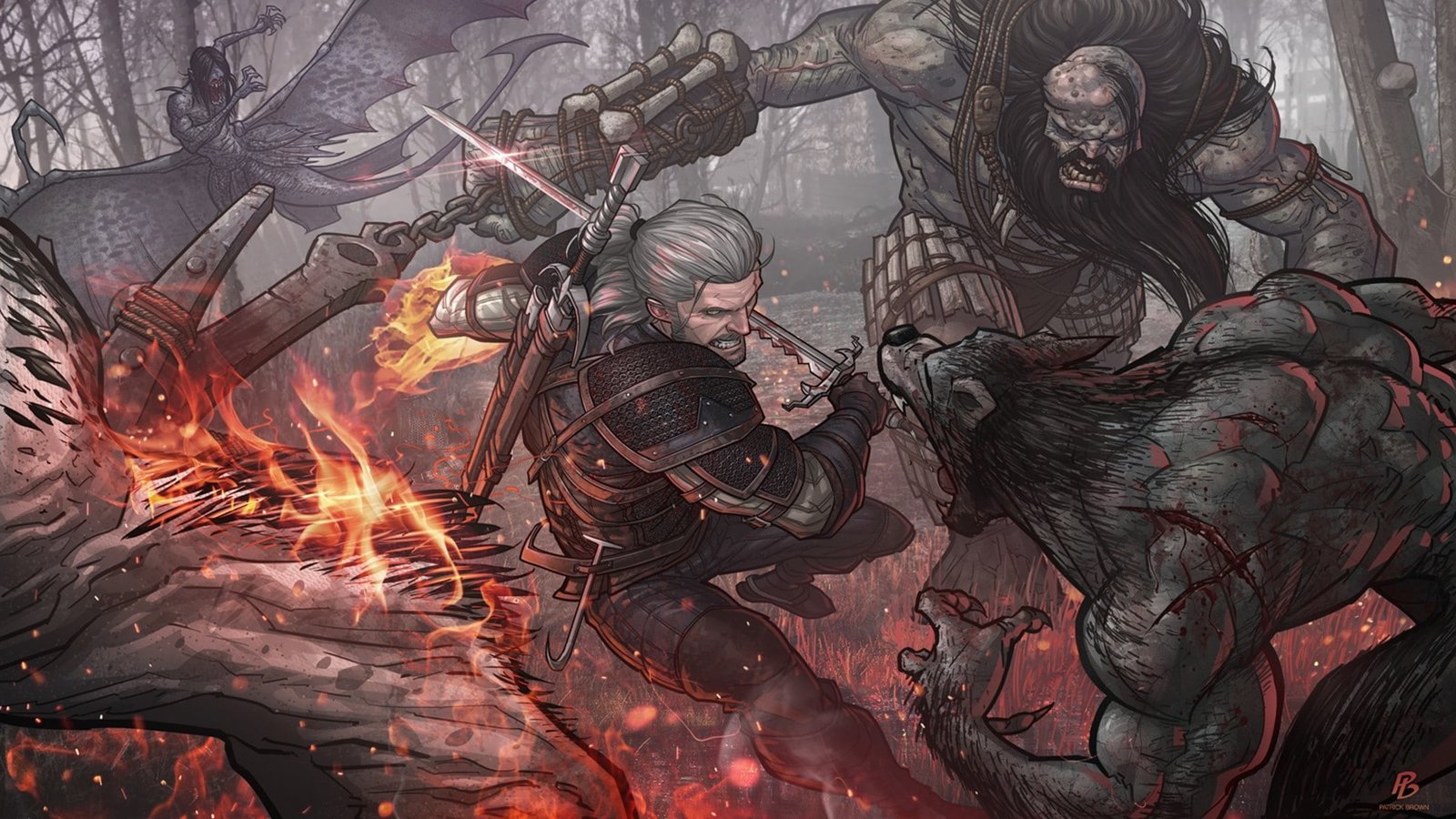 The Witcher 3 Wild Hunt Patrick Brown 2k