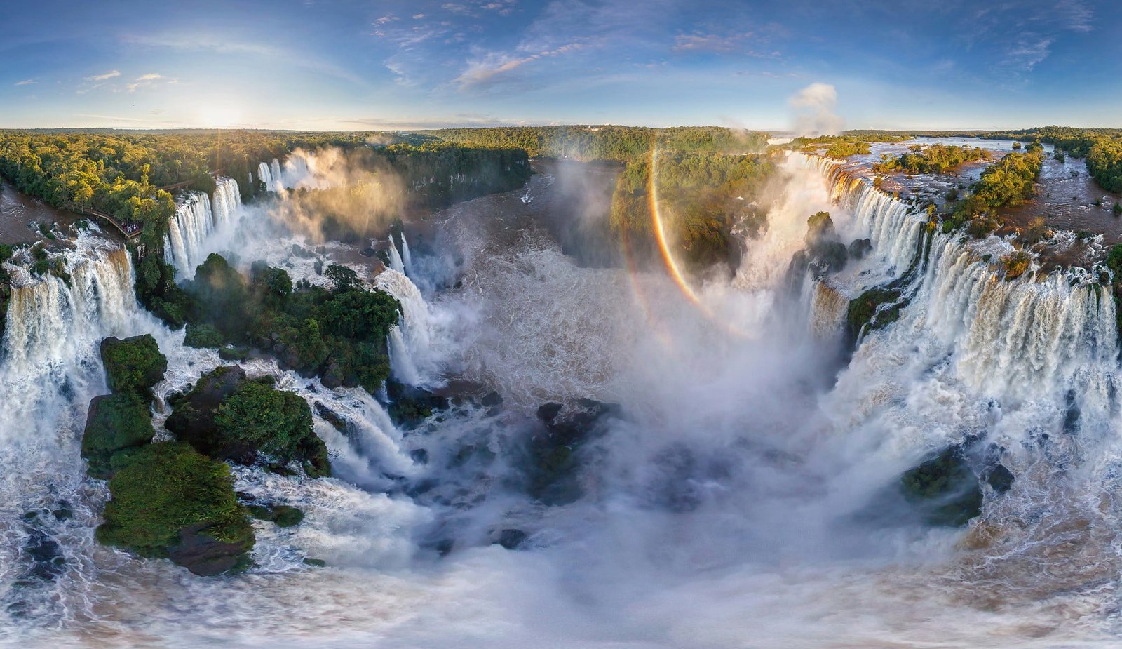 waterfalls landscape nature Iguazu Falls Argentina 2k