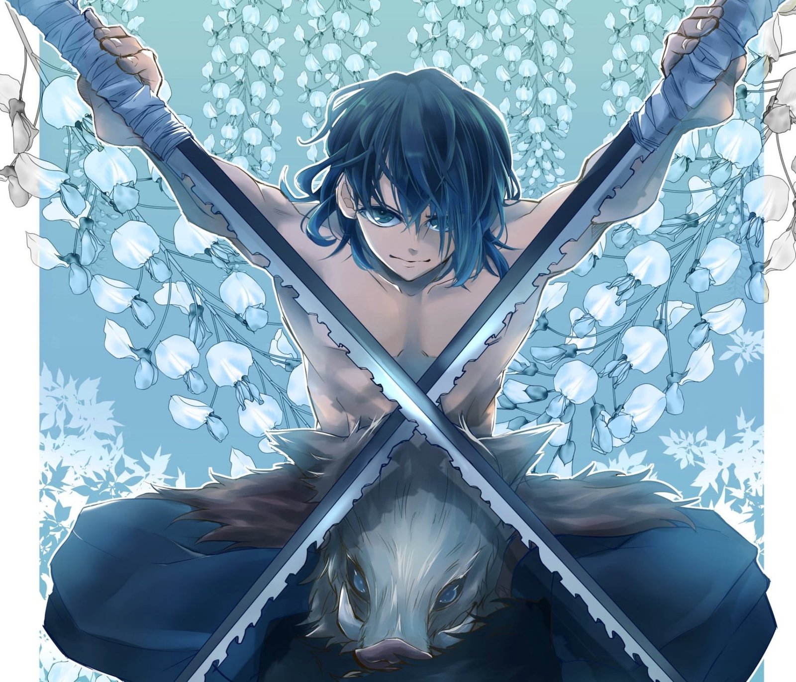 Anime Demon Slayer Kimetsu no Yaiba Inosuke Hashibira 2k