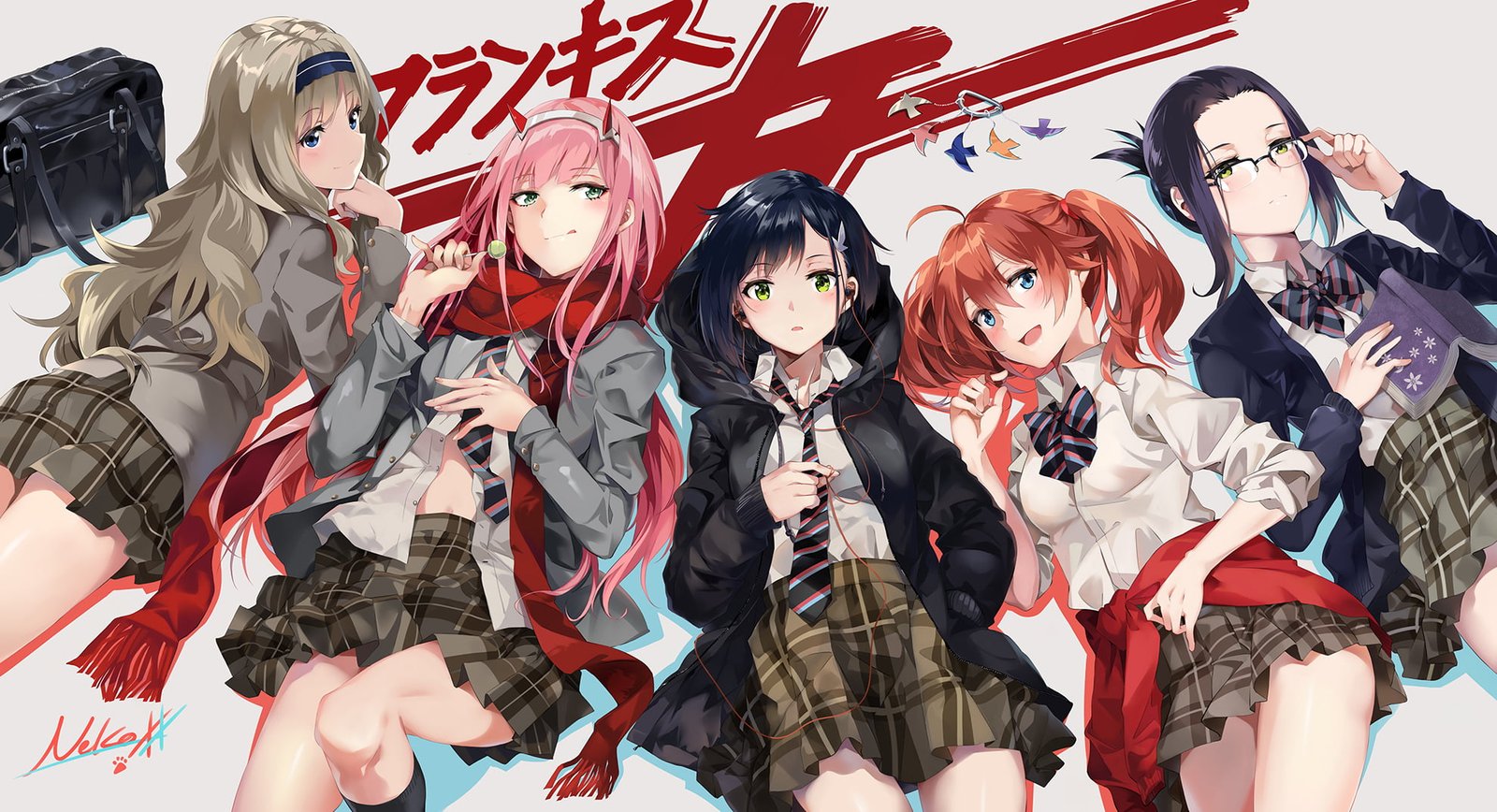 Darling in the FranXX anime girls Ichigo 2k