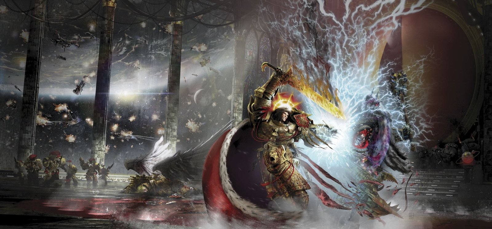 game wallpaper Terra Horus Heresy Warhammer The Emperor 2k