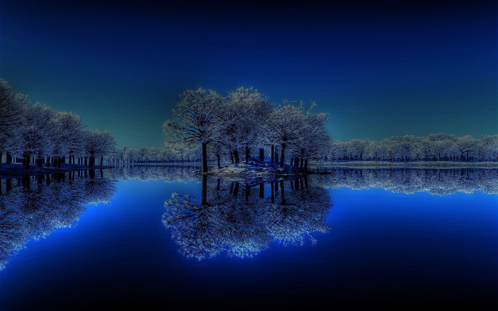 nature night resolution Winter hd 2k