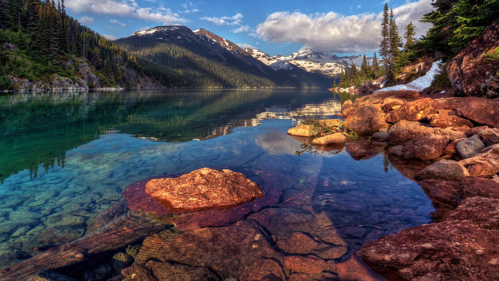 reflection nature water wilderness mountain lake reserve 2k