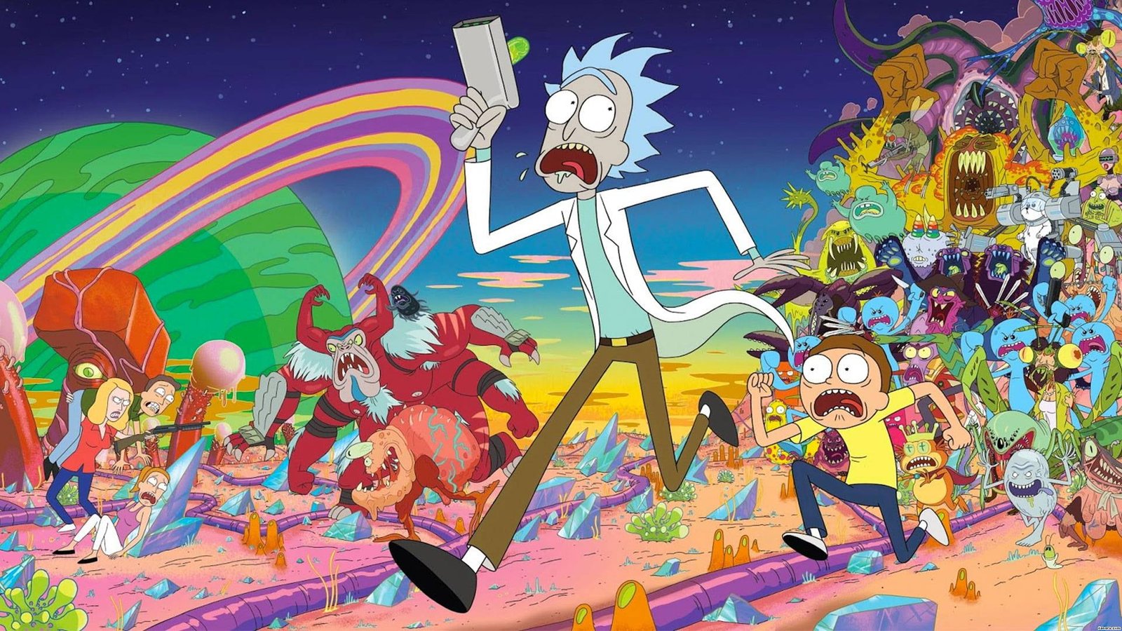 Rick and Morty wallpaper TV Adult Swim Sanchez Smith 2k