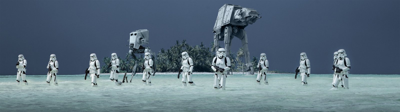 storm troopers Star Wars Rogue One A Story AT Walker 2k 4k