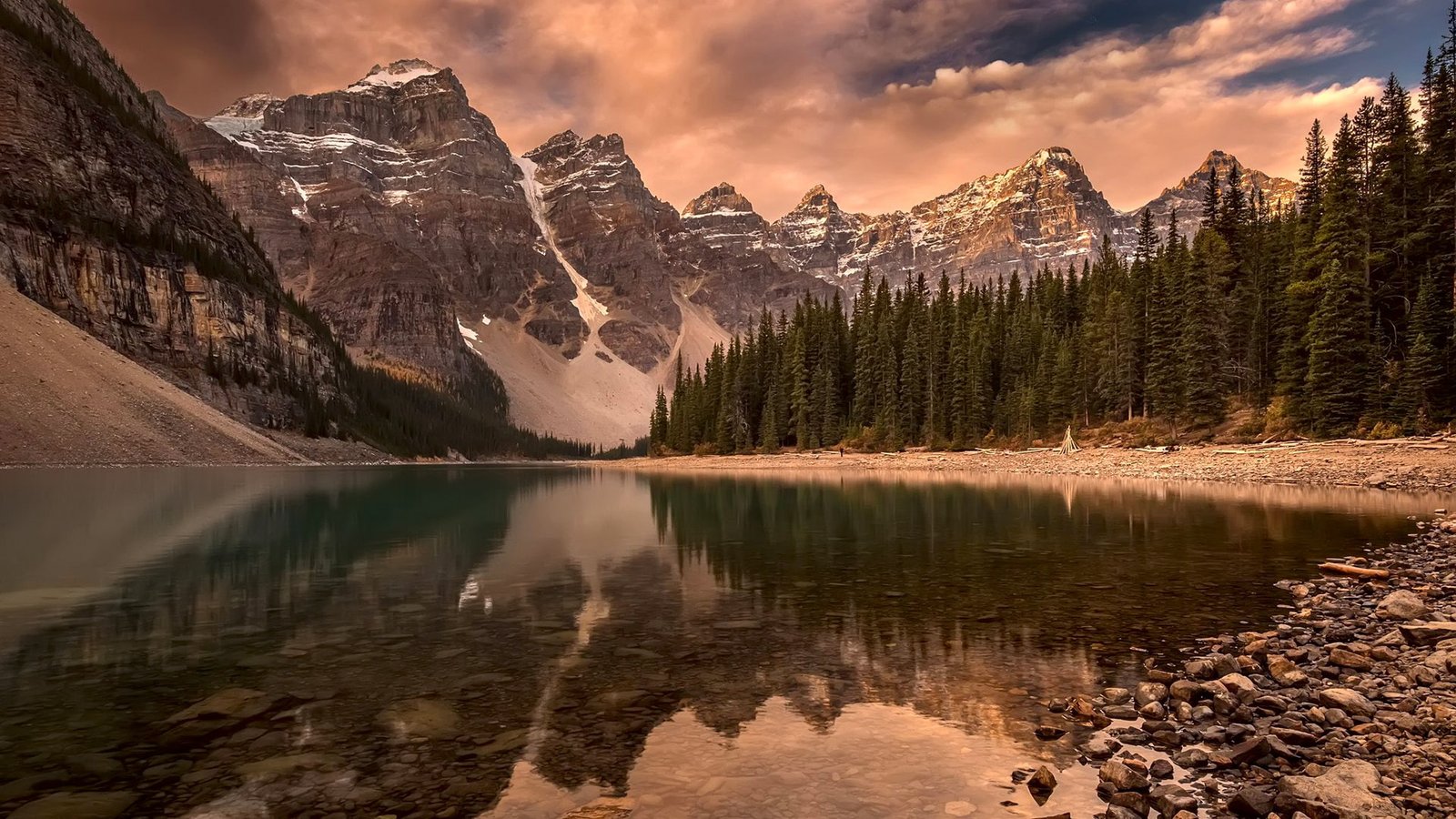 tarn valley of the ten peaks moraine lake canada banff national park 2k