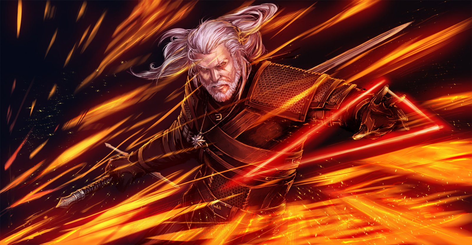 art Gwynbleidd CD Projekt RED The Witcher 3 Wild Hunt Geralt 2k