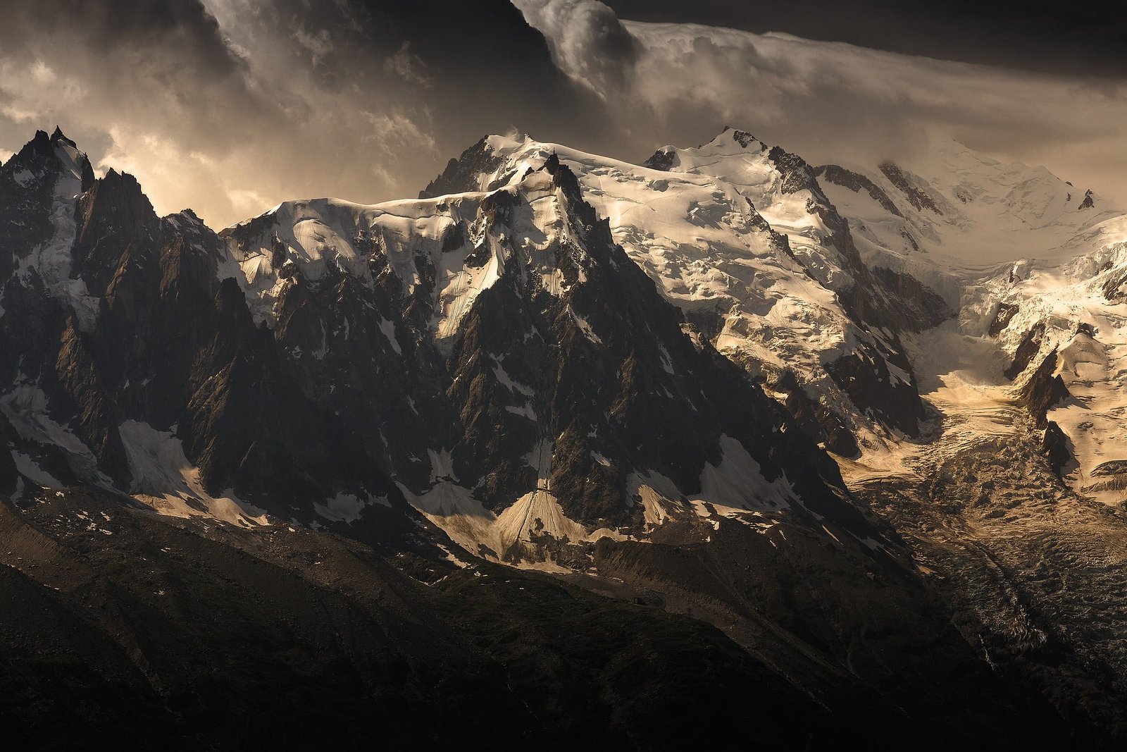 snow covered mountain nature landscape mountains clouds Mount Everest 2k