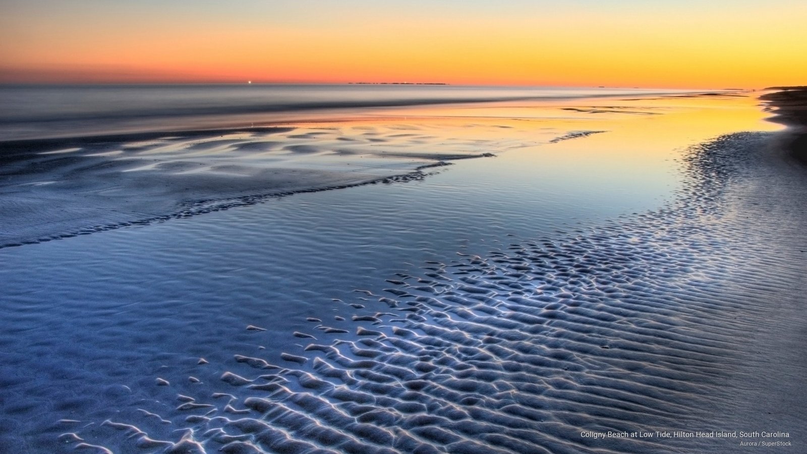Coligny Beach at Low Tide Hilton Head Island South Carolina 2k