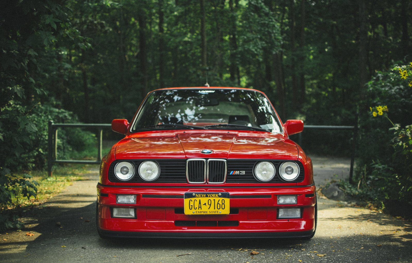 red BMW car tuning land Vehicle retro Styled sports Car 2k