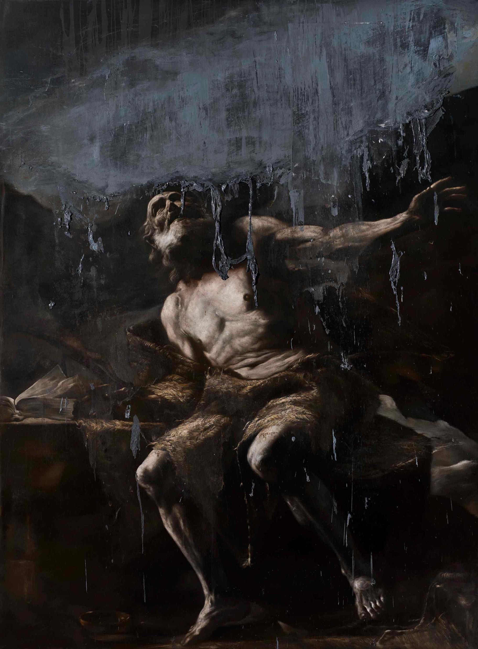 The Nature of Fear Nicola Samori painting horror Baroque portraiture 2k