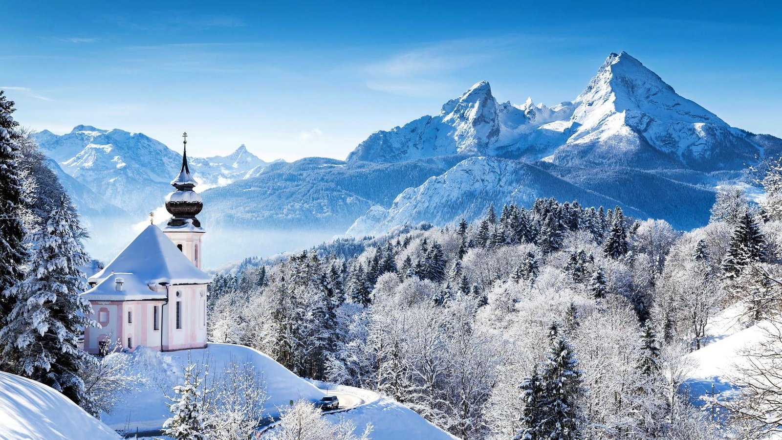 tree village eu bavaria wallfahrtskirche maria gern europe 2k