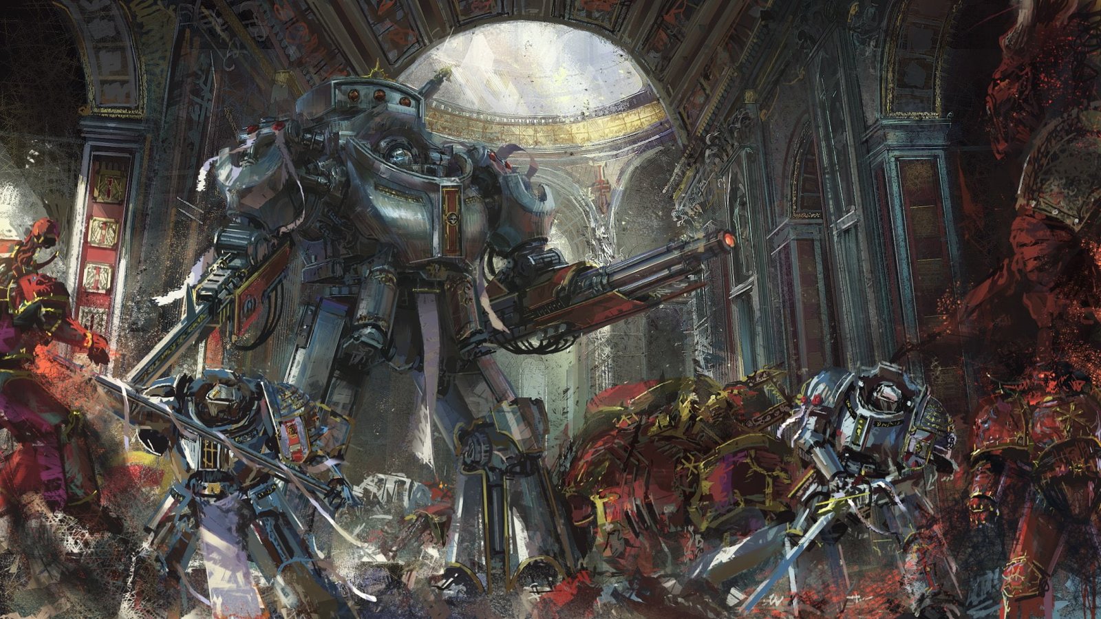 Warhammer Armor Battle Robot Space Marine 2k
