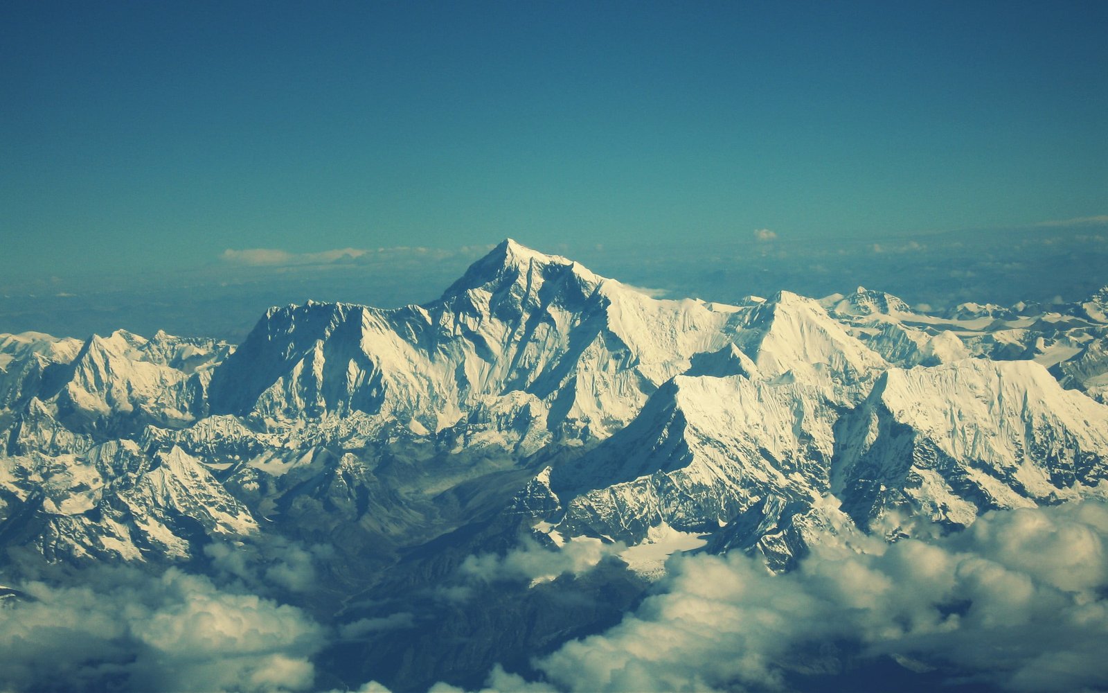 landscape mountains snow nature Mount Everest scenics 2k