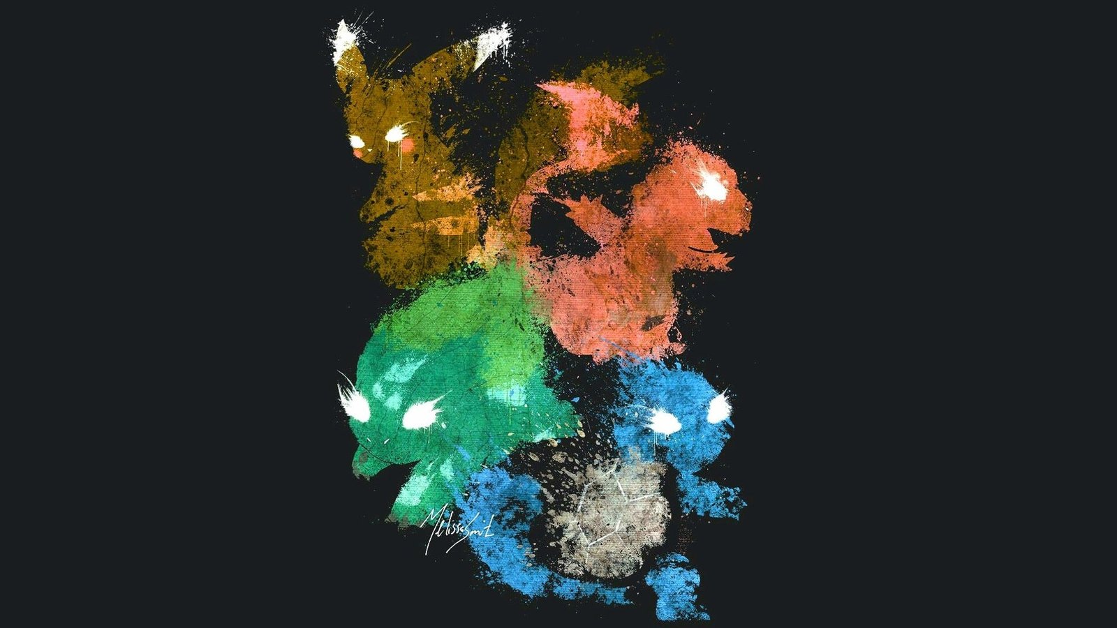 Some of my Pokemon themed Wallpapers