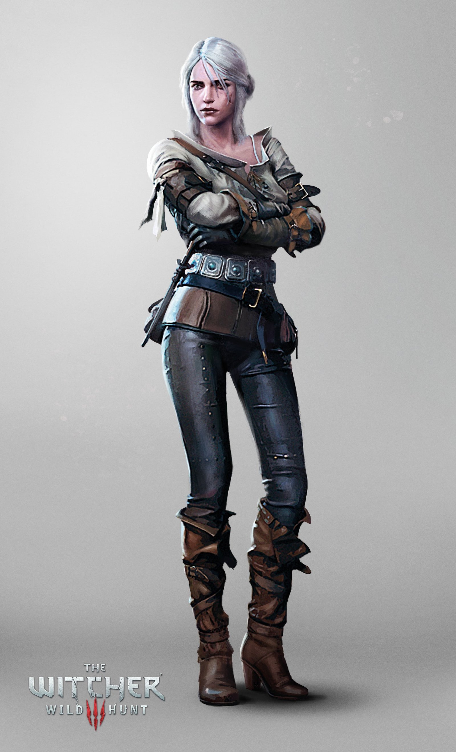 fantasy girl video games leather Ciri leggings Cirilla Fiona Elen Riannon 2k