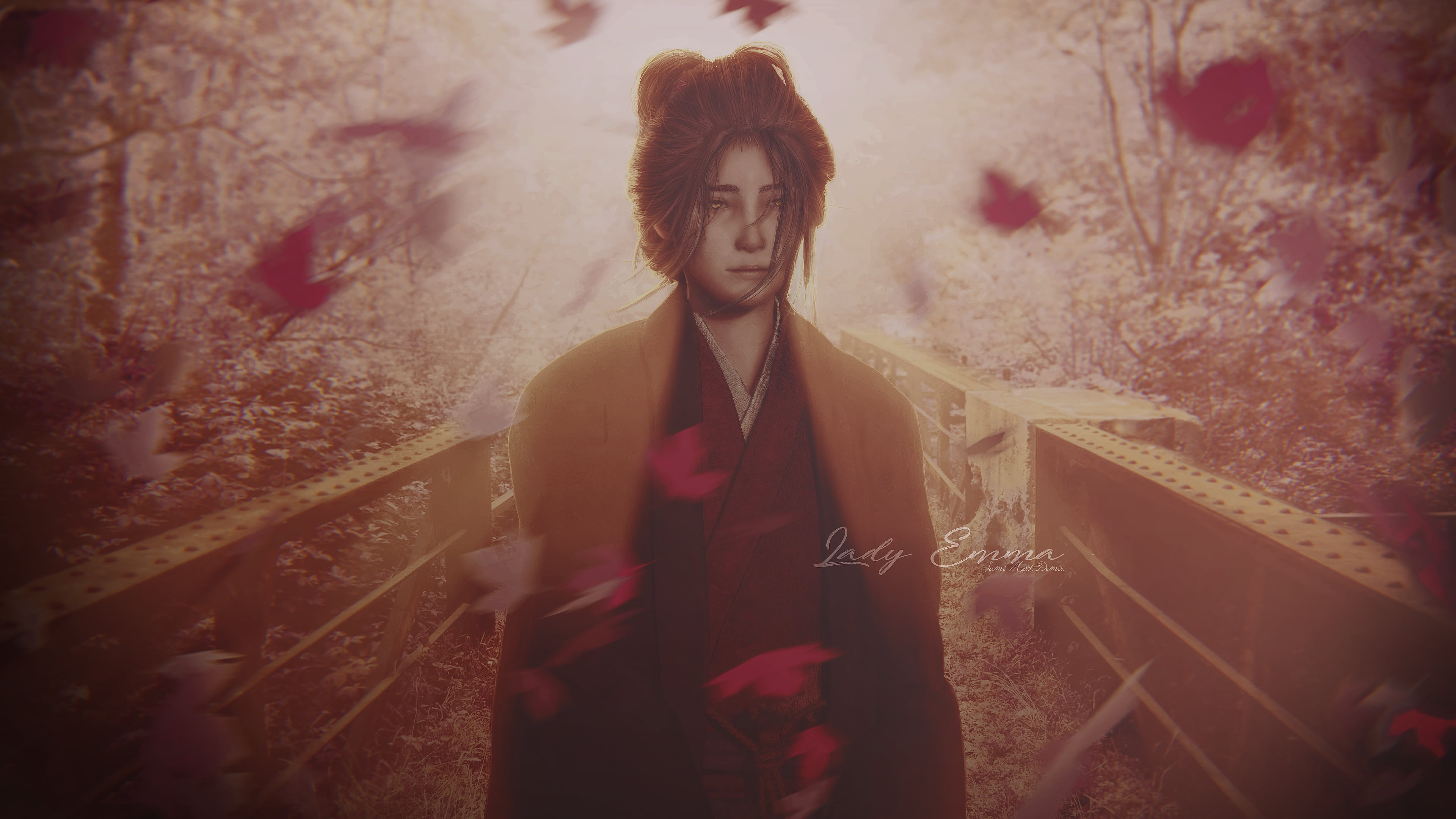 Sekiro Shadows Die Twice women sakura tree video game characters 2k 4k