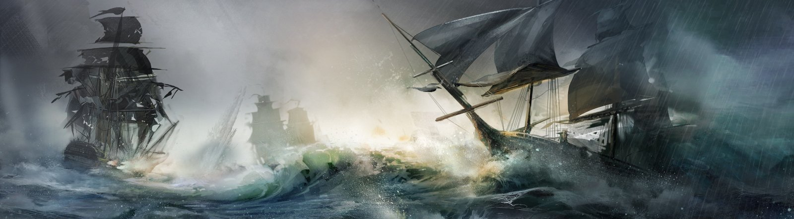 Assassin s Creed III Ships gray galleon digital wallpaper Games 97 2k 4k 5k