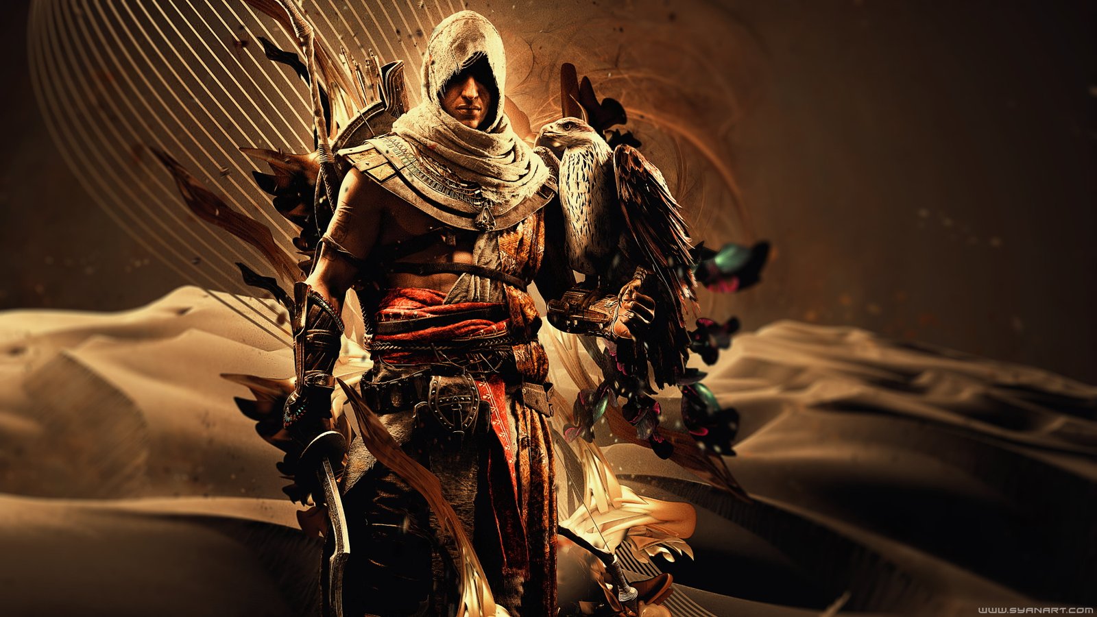 Assassin s Creed poster video games eagle Origins 73 2k 4k