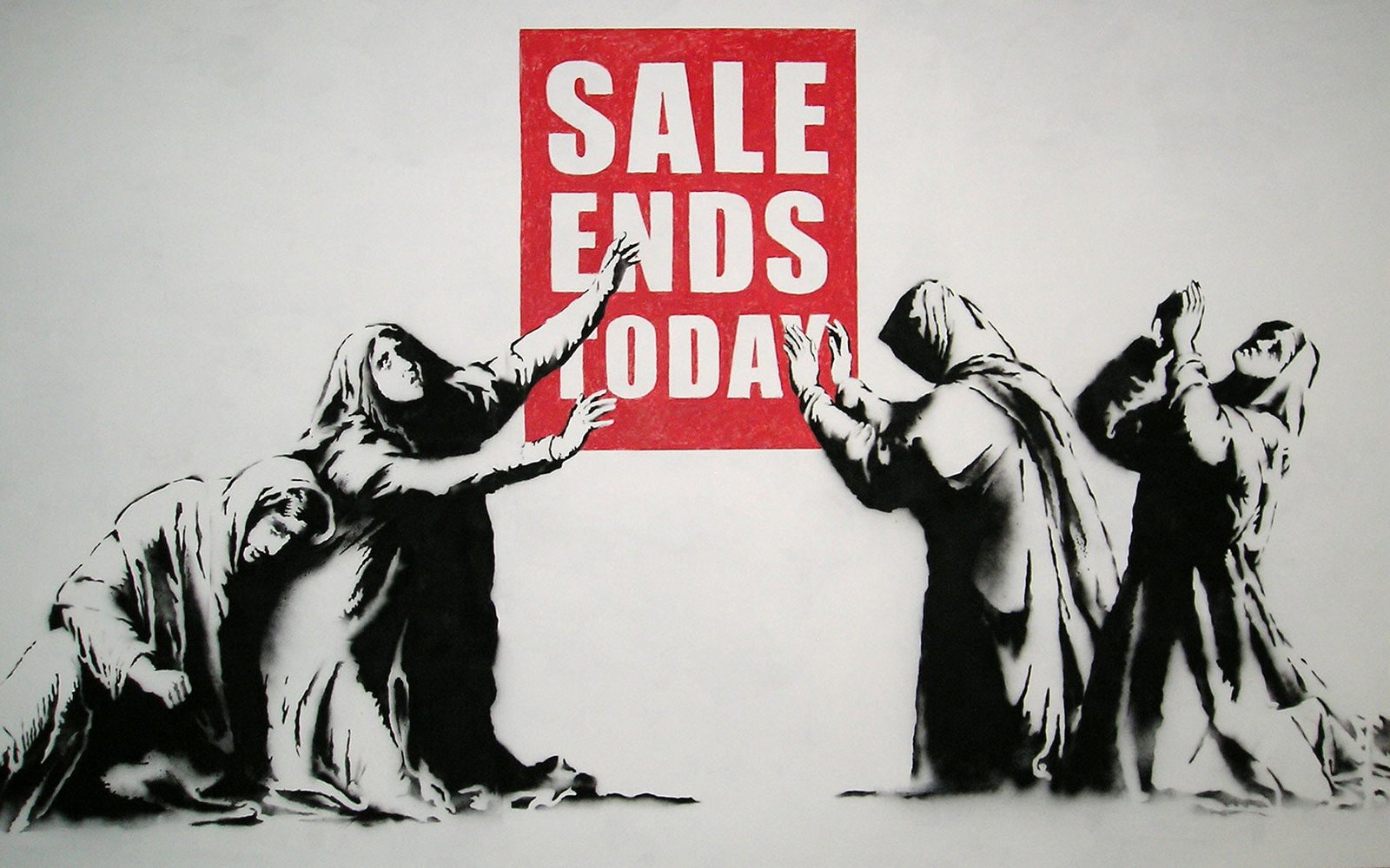 Banksy Graffiti HD digital artwork 2k