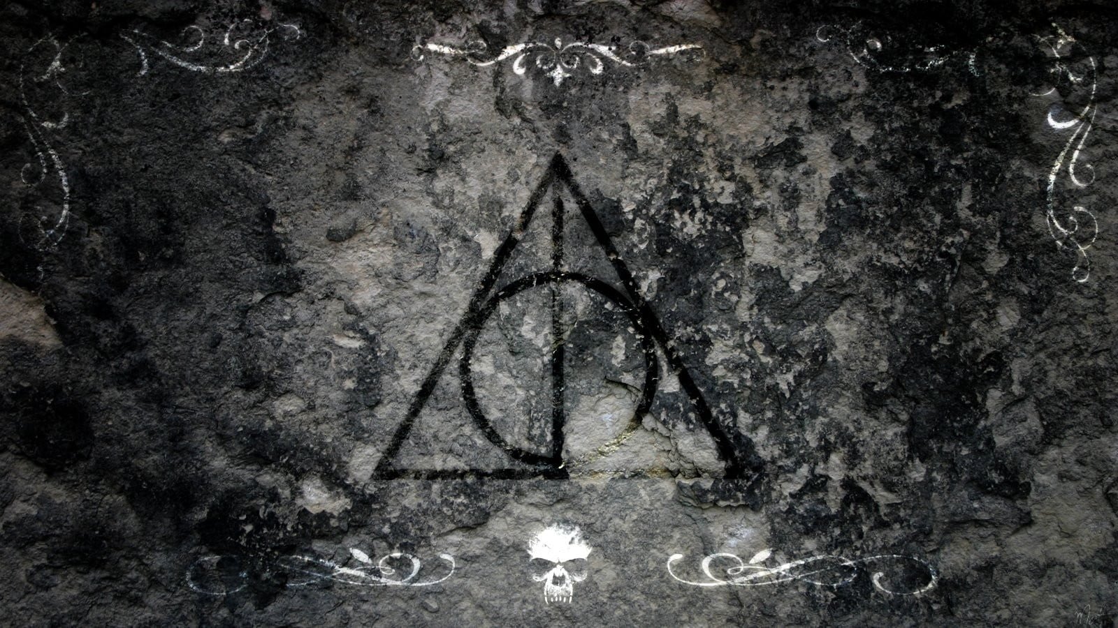 black pyramid vector art Harry Potter reliques artwork movies 2k