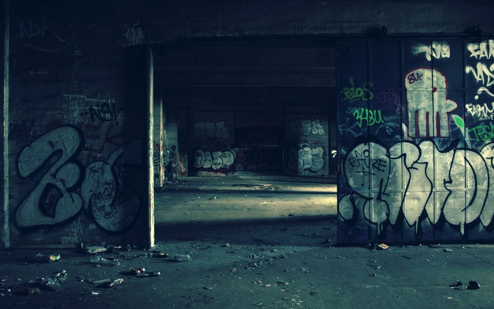 graffiti wall art ruin abandoned urban architecture built structure 2k