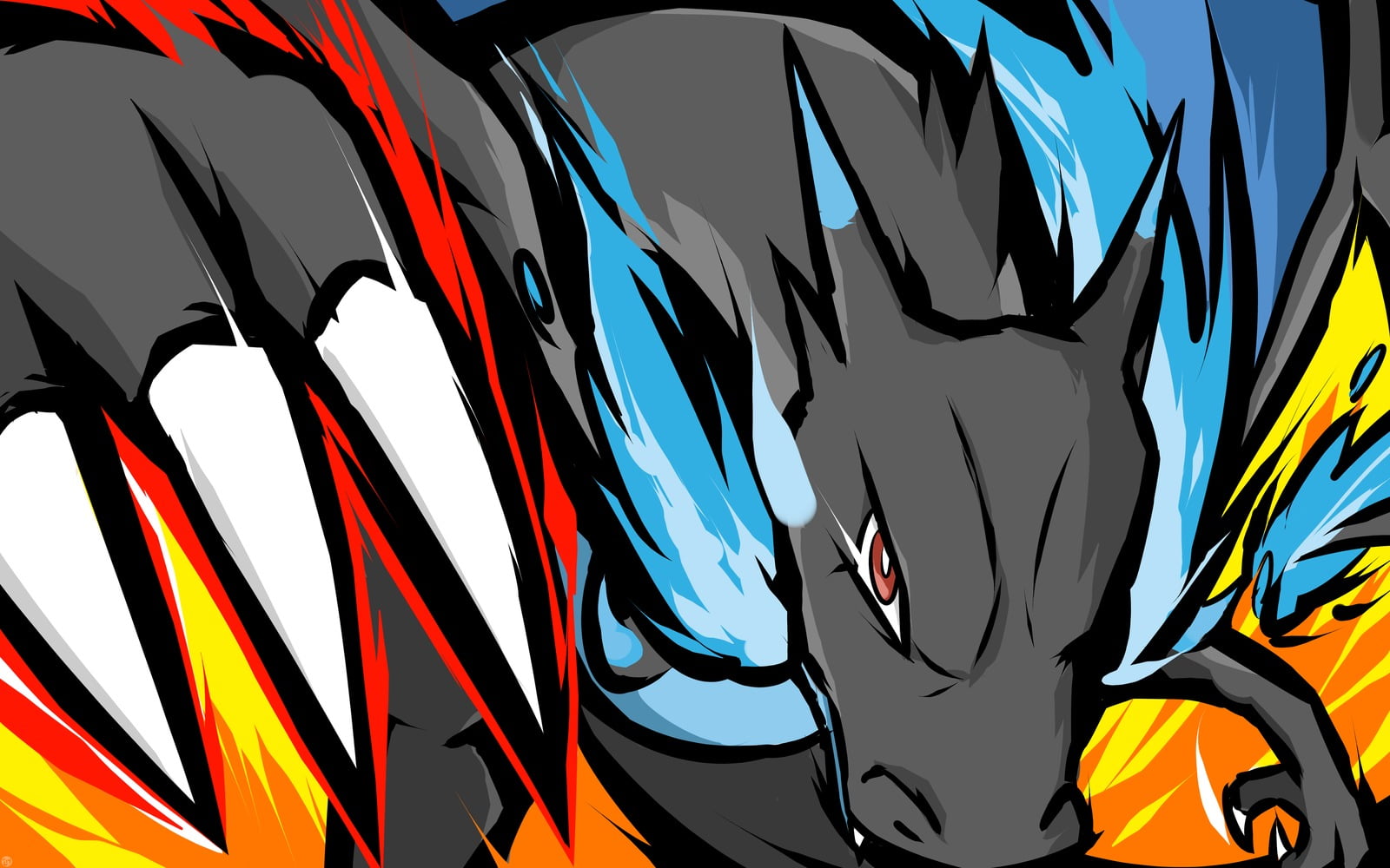 gray dragon cartoon character wallpaper ishmam Pok mon Charizard 2k