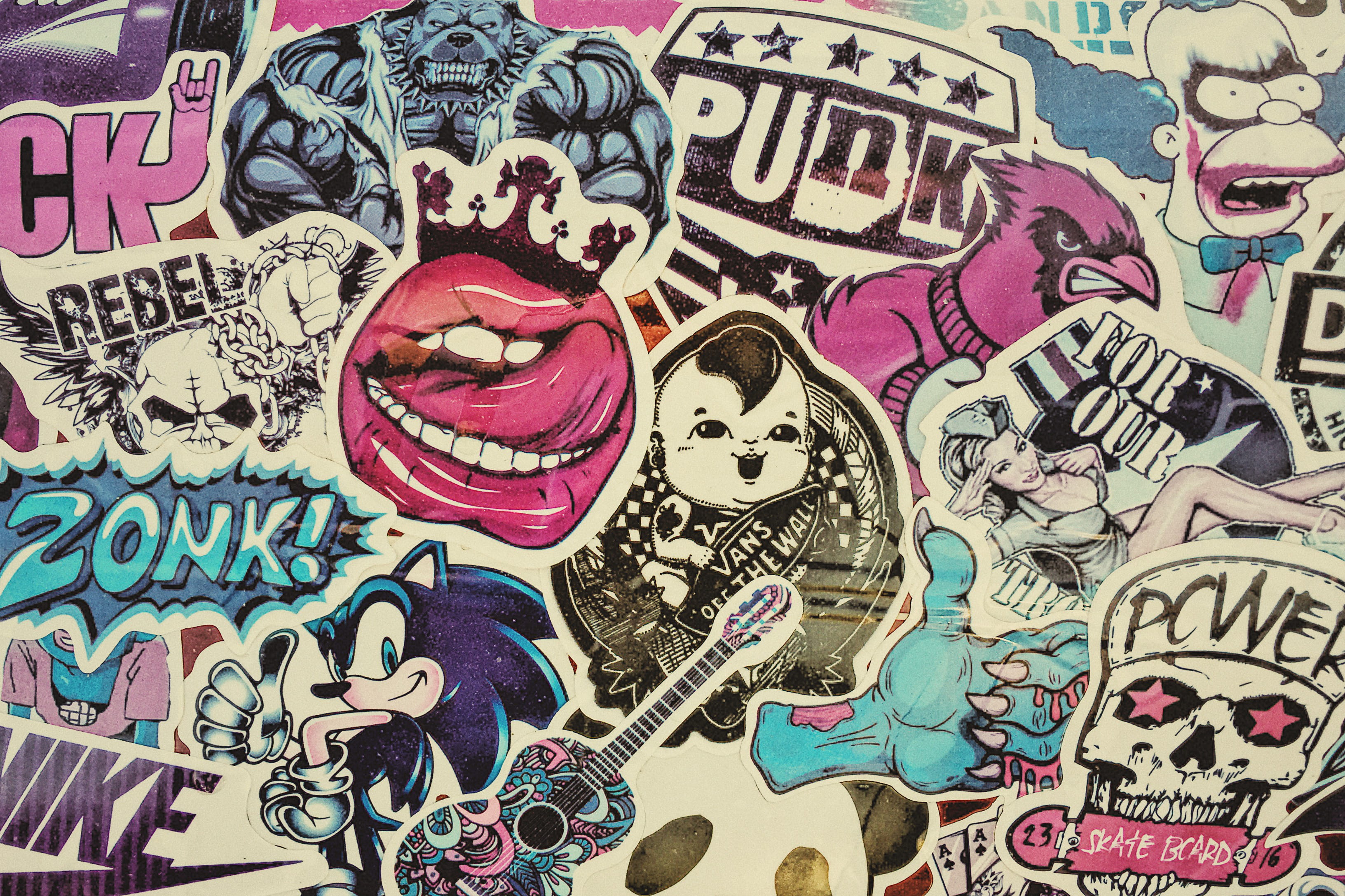 punk skate skateboard vans rock stickers alternative 2k