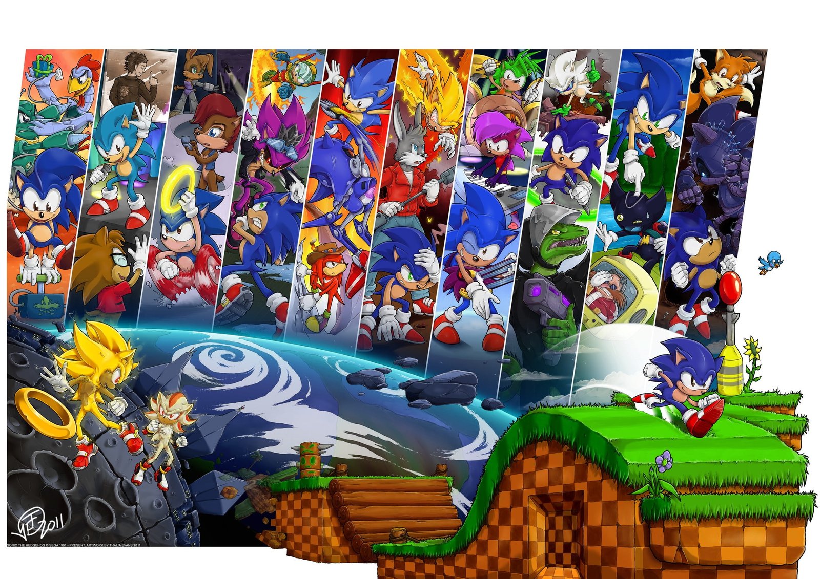 Sonic the Hedgehog Metal Tails character Shadow 2k