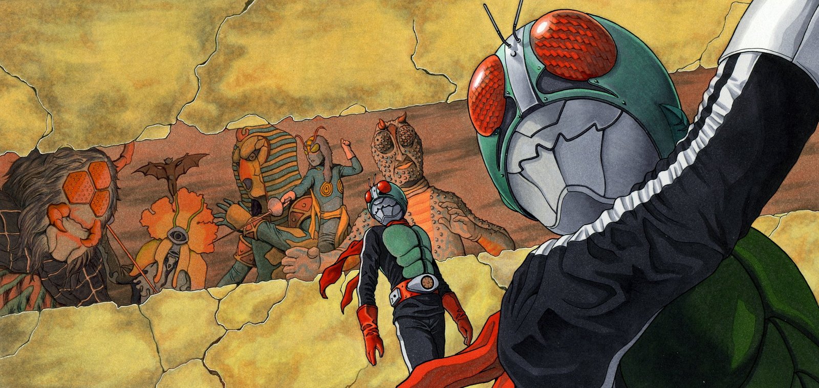 action anime kaman kamen rider manga sci fi series superhero 2k