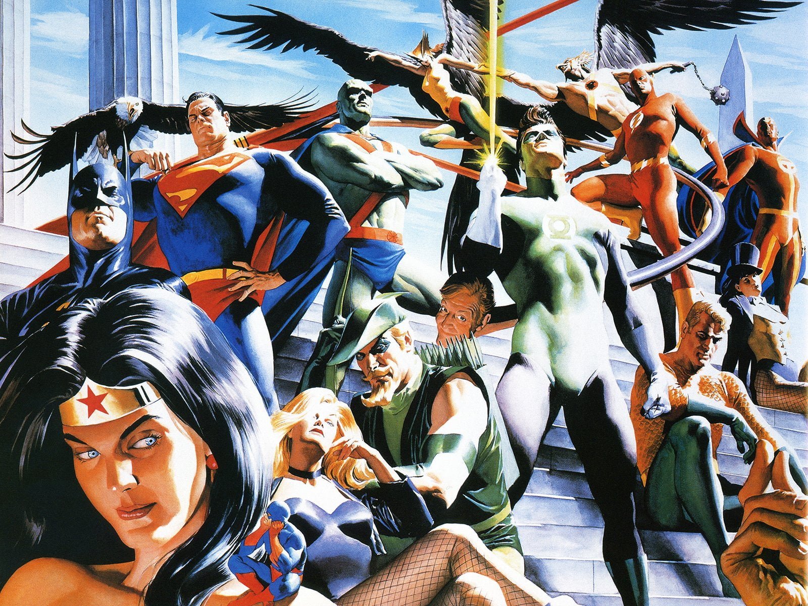 Comics Justice League Aquaman Atom DC Batman Black Canary 2k