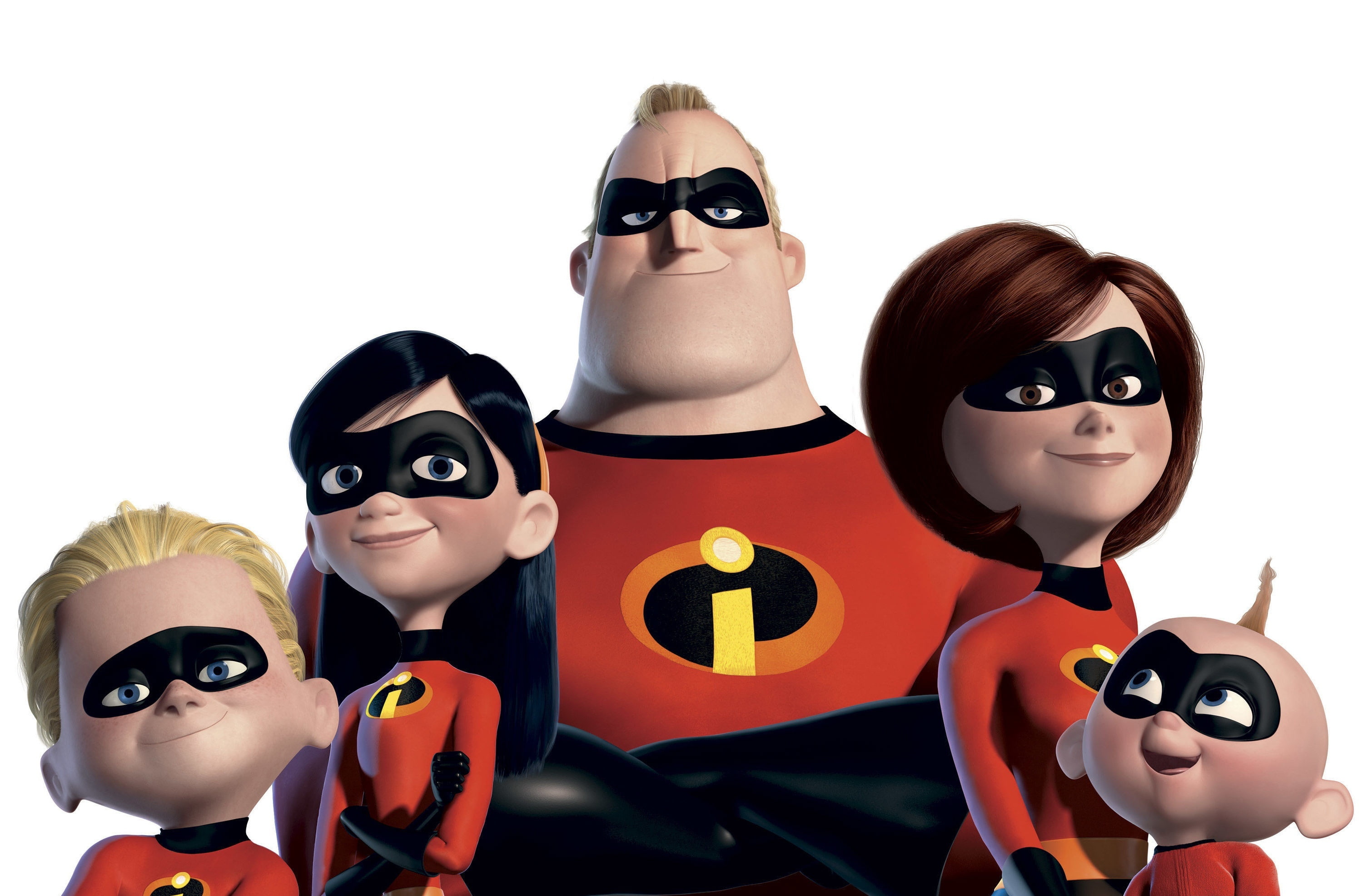 Incredibles Cartoons characters movie family superheroes 2k