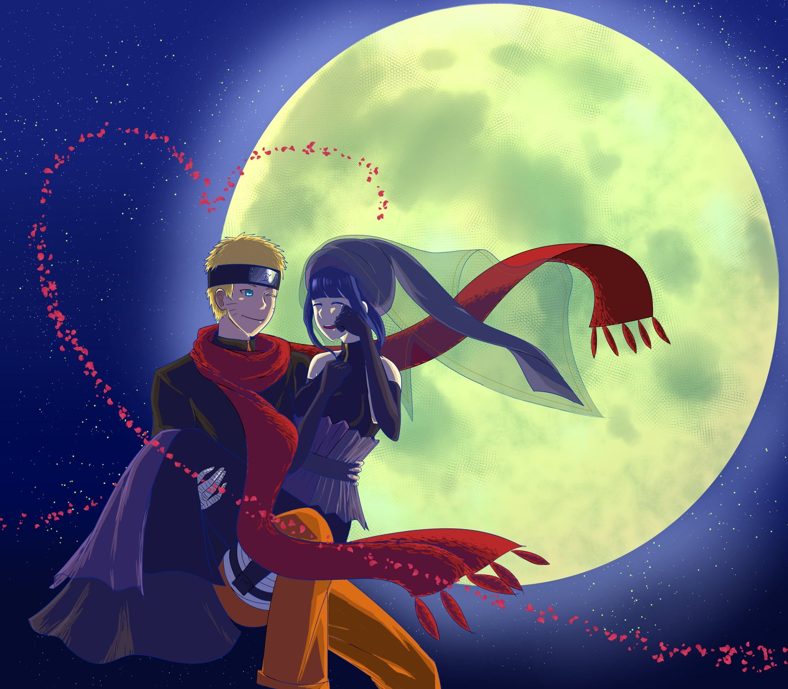 Naruto and Hinata uzumaki naruto hinata hyugo vector illustration 2k