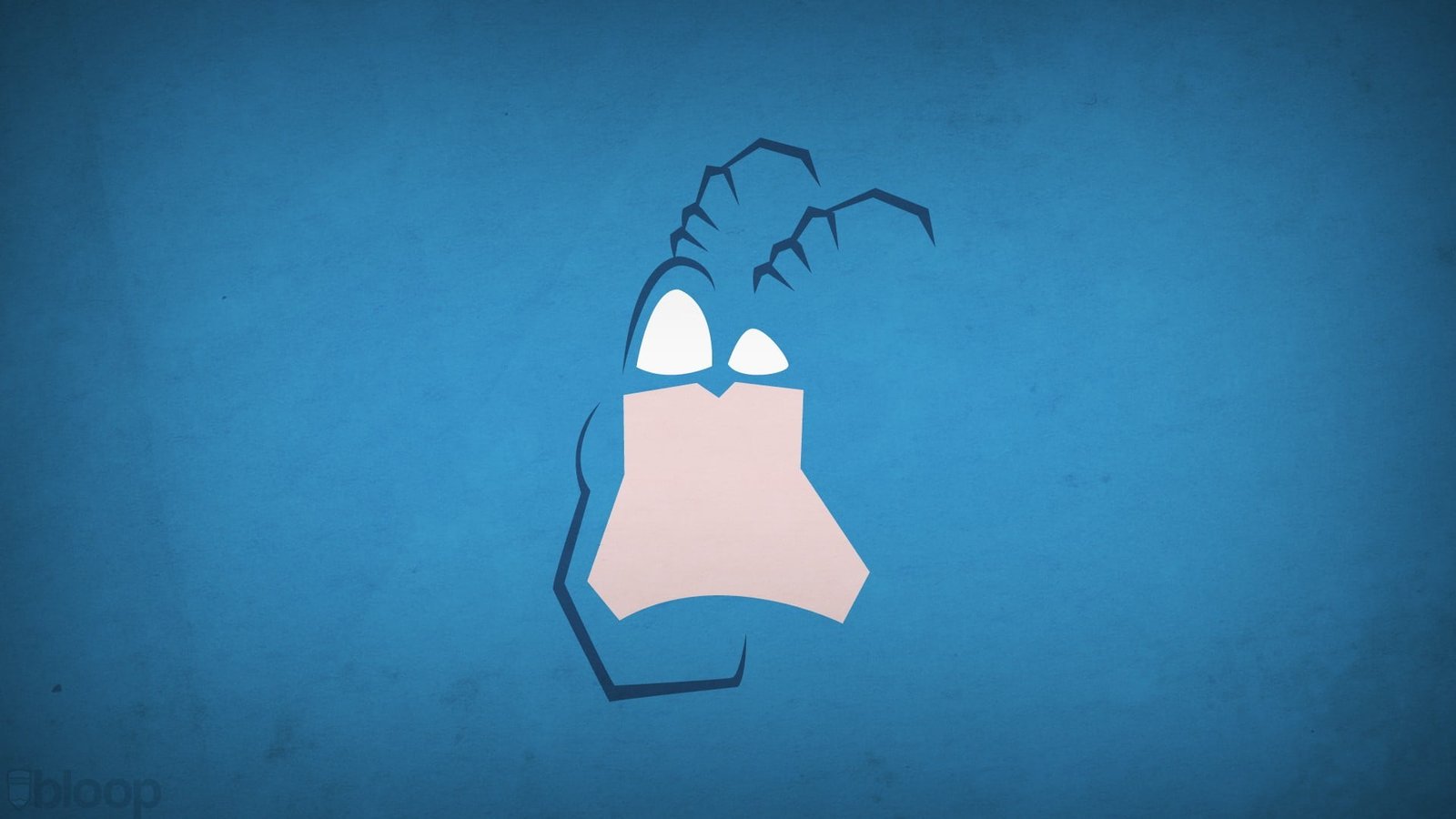 blue monster illustration simple background superhero comics 2k