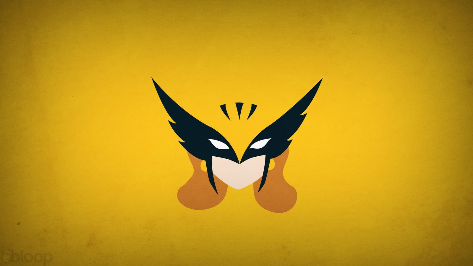DC Comics hero Hawkgirl superhero minimalism yellow 2k