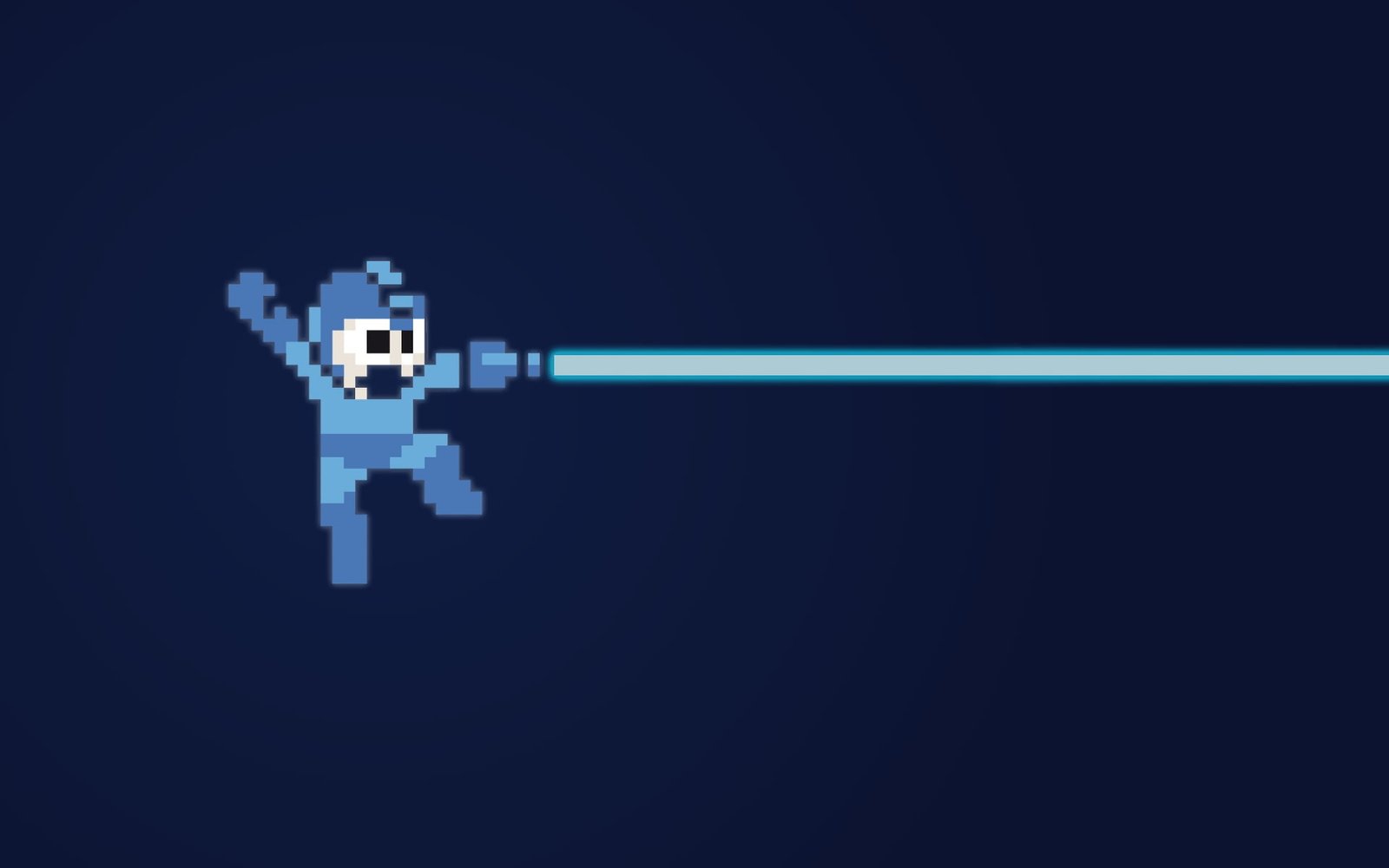 Mega Man illustration video games minimalism superhero Capcom 2k