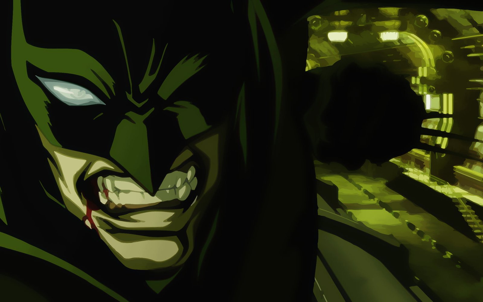 cartoon illustration of hero Batman superhero digital art 2k