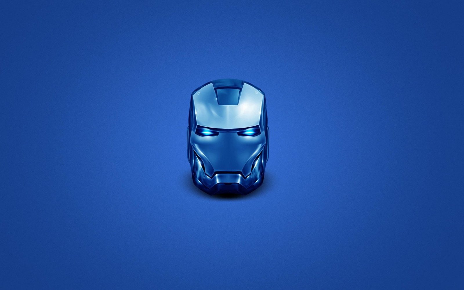 head iron man helmet superhero blue simple background minimalism marvel comics cinematic universe 2k