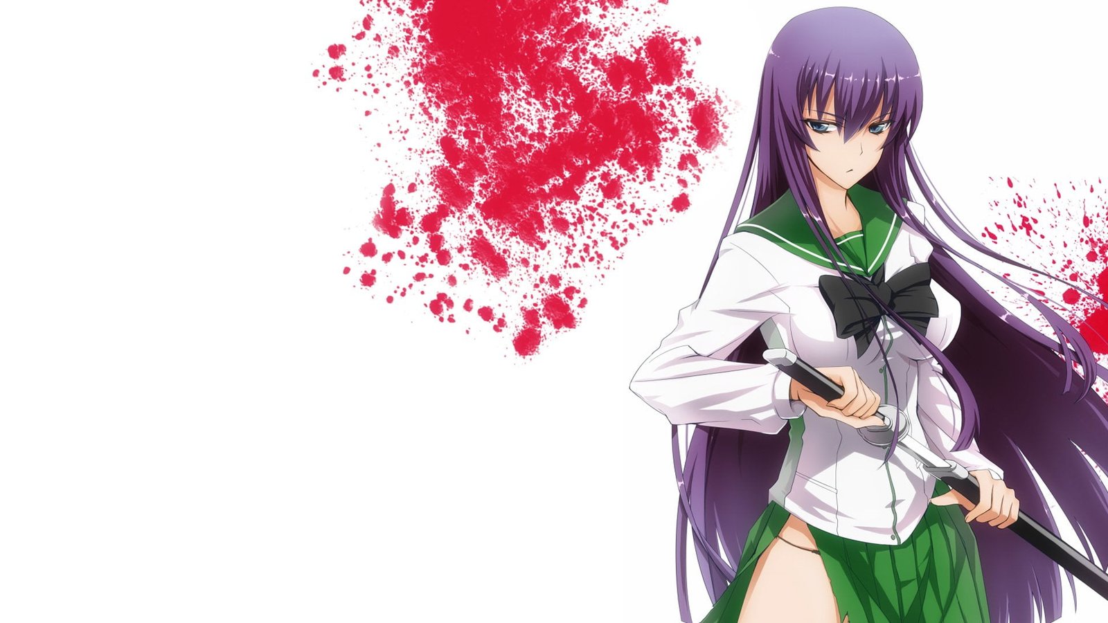 Seiko from HOTD Anime Highschool Of The Dead Blood Katana 2k