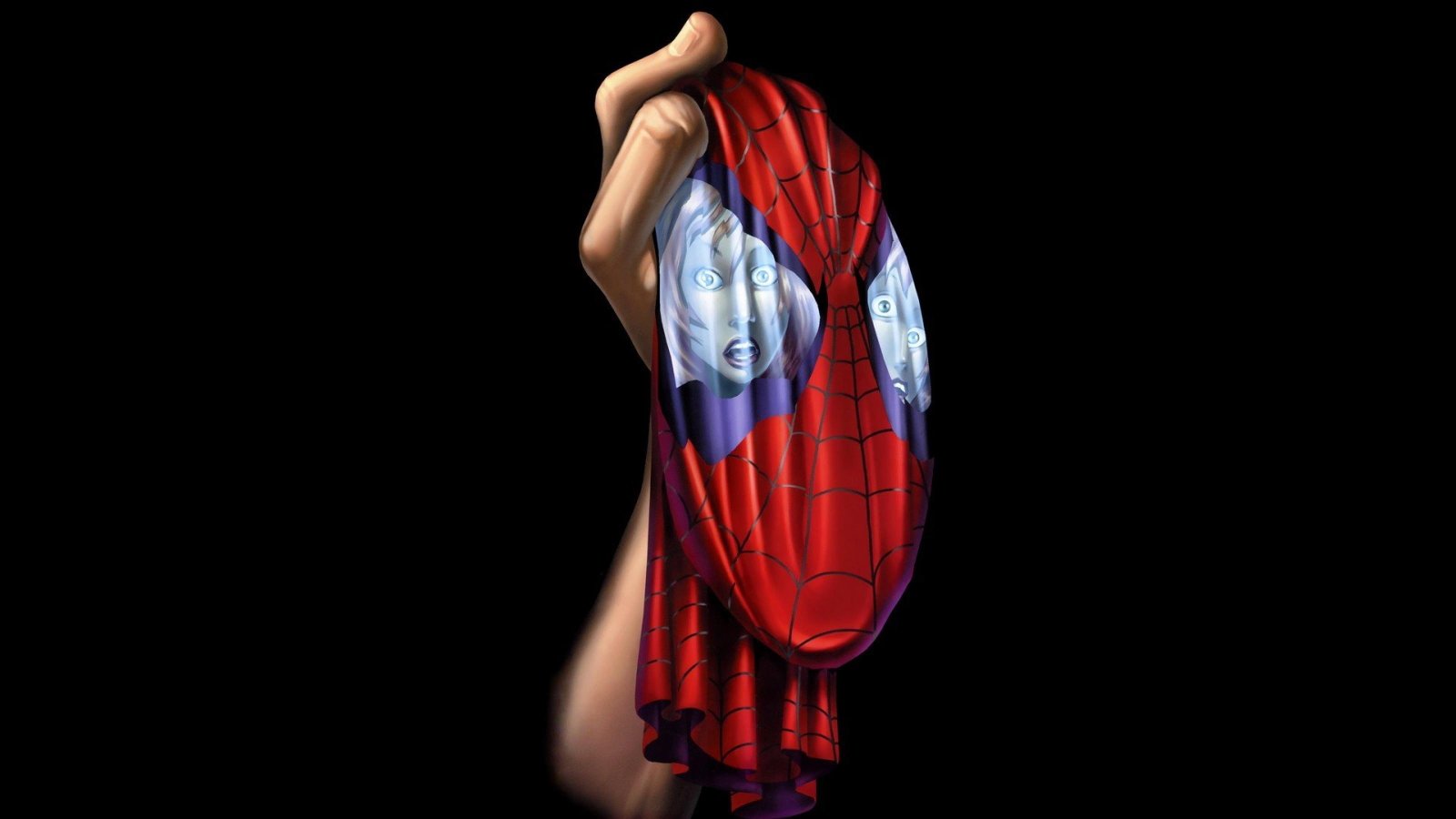 Spider Man Marvel Comics superhero mask reflection Mary Jane Watson 2k