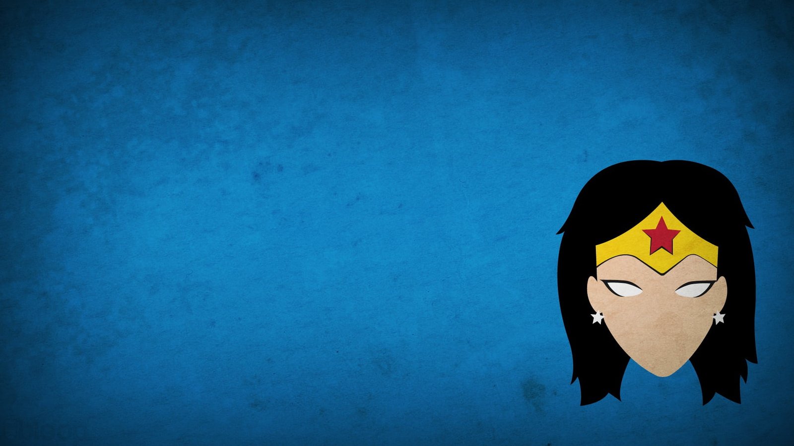 superhero Wonder Woman DC Comics blue creativity 2k